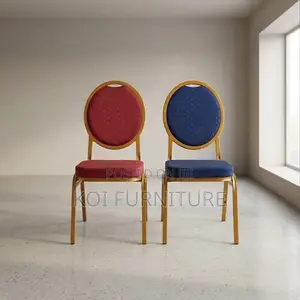 Viti vya Ofisi na Mikutano vya Ergonomic vinavyoweza Kuwekwa Juu (Bluu)
