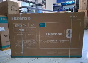Hisense 55" UHD 4K A6 Series 55A6QKEN TV Isiyo na Fremu