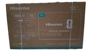 Hisense 55" UHD 4K A6 Series 55A6QKEN TV Isiyo na Fremu