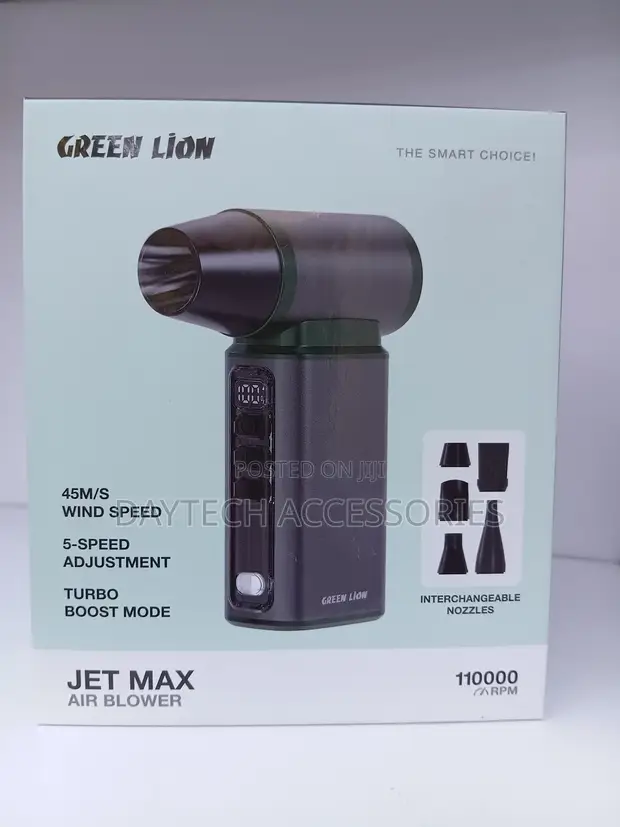 Green Lion Jet Max Portable Cordless Air Blower - 1