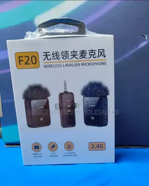 F20 2.4G Wireless Lavalier Microphone for Vlogging