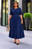 Kanzu Nzuri ya Pleated - 2