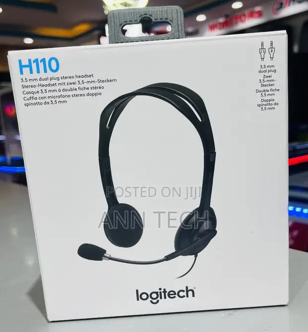 Logitech H110 Stereo Headset - 1