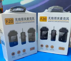 F20 2.4G Wireless Clip-On Mic kwa Video ya Simu & Content Creation