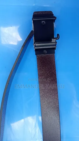 Unisex Classic Black Fashion Belt