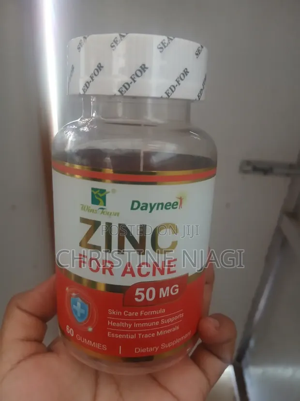 Daynee Zinc for Acne 50mg Gummies (60 Count) - 1