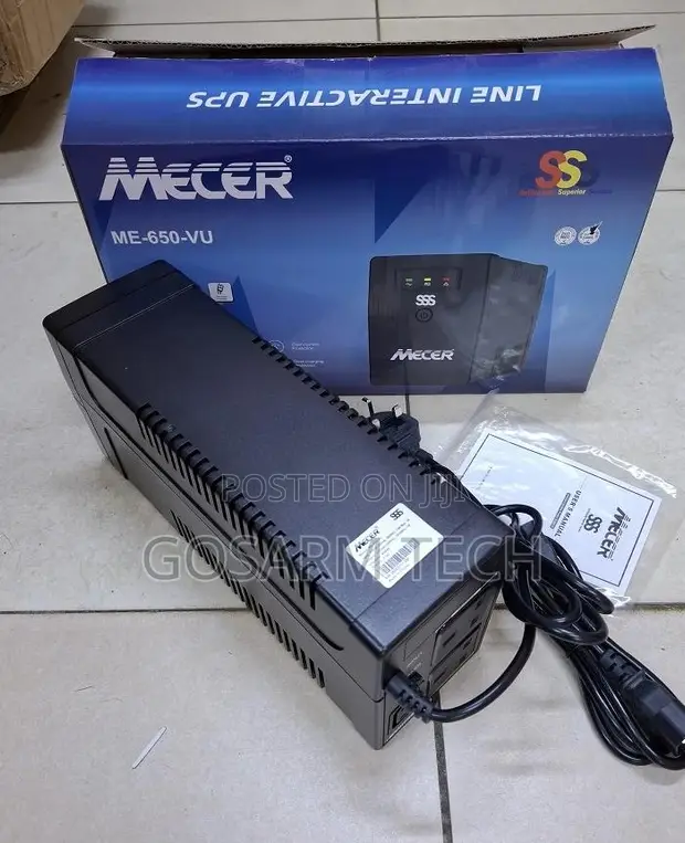 Mecer 650VA UPS | Interactive 360W na AVR - 1