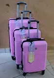 3-Piece Luxury Fibre Travel Suitcase Set - Size 4 - 1
