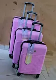 3-Piece Luxury Fibre Travel Suitcase Set - Size 4 - 2
