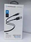 Powerology Power Sync Weave USB-A to USB-C Cable - 20W PD - 3