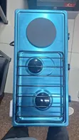 Cooker ya Kusimama 2+1 Mpya na Rafu - 1