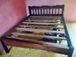 Kitanda cha Mbao cha 5x6 chenye Headboard - 2
