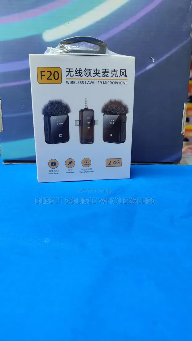 F20 Portable Wireless Lavalier Microphone Kit - 1