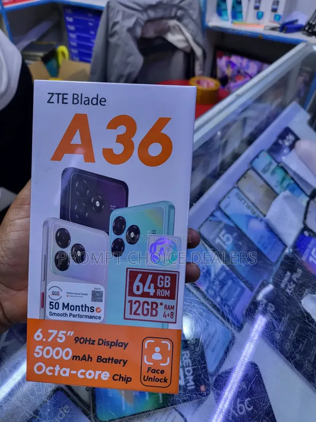 New ZTE Blade A36 64GB Black - 1
