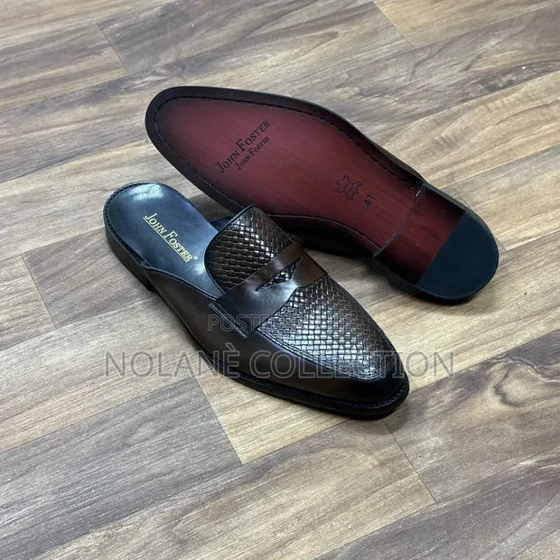 John Foster Leather Mules for Men - 1