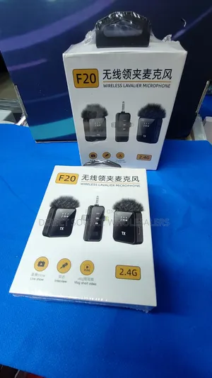 F20 2.4G Wireless Clip-on Microphone