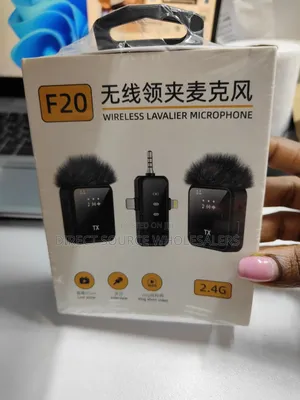 F20 2.4G Wireless Lavalier Microphone for Content Creation