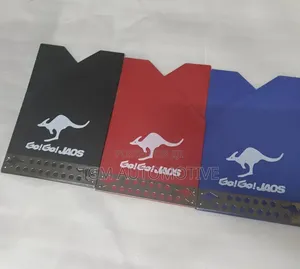 Kangaroo Mud Flaps - Black/Red/Blue