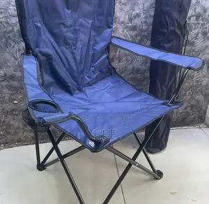 TravelChair Foldable Camping Chair with Cup Holder (Navy Blue)