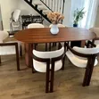 Modern Oval Dining Set - 4 Seater - 2