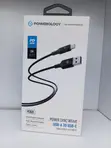 Powerology Kebo ya USB-A hadi USB-C 2M PD 20W - 1
