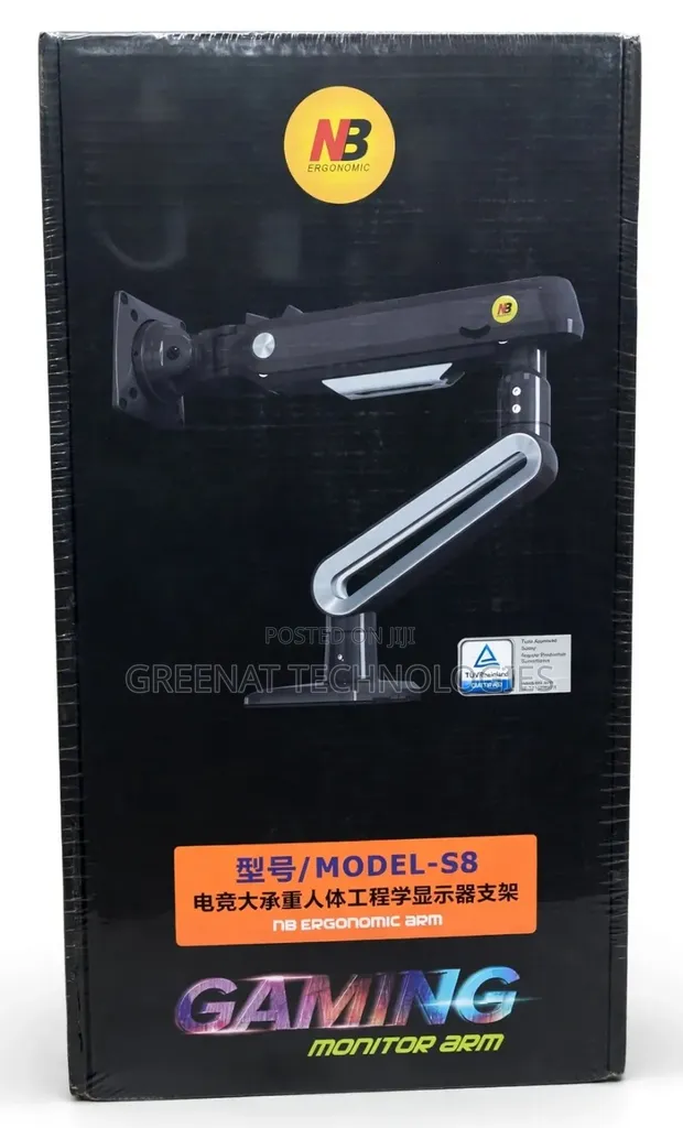NB Ergonomic S8 Single Arm Monitor Stand - 1