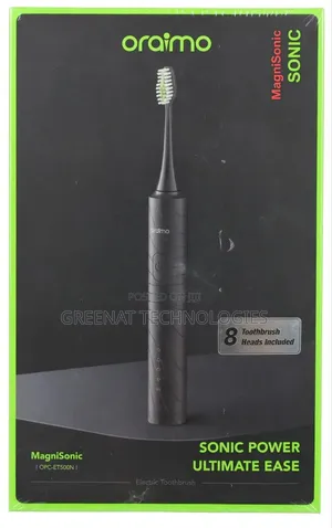 Oraimo MagniSonic OPC-ET500N Brashi ya Meno ya Umeme (Vichwa 8)