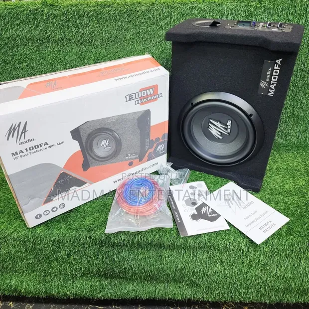 MA Audio 10" Down Firing Powered Subwoofer - 1