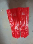 Rössel Red PVC Gauntlets Zinazostahimili Kemikali na Mkono Mrefu - 1
