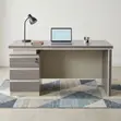 Rectangular Office Desk with Lockable Drawer - 4