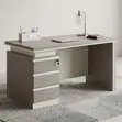 Rectangular Office Desk with Lockable Drawer - 5