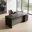 1.8m Office Desk with Side Return - Gray - 5