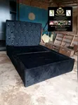 Kitanda cha Chesterfield Nyeusi cha 5x6 - 2