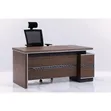 Boss Office Products Mahogany Executive Desk - 2
