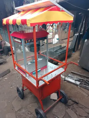 Mashine Mpya ya Popcorn na Trolley