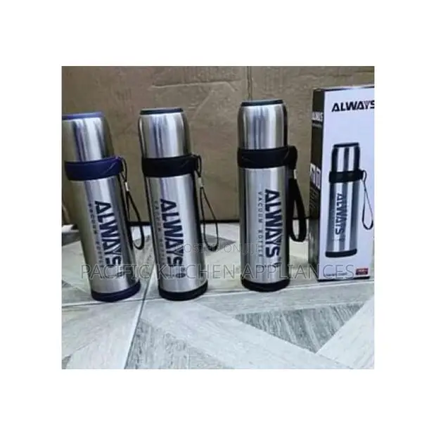 Double Walled Stainless Steel Thermal Flask - 500ml - 1