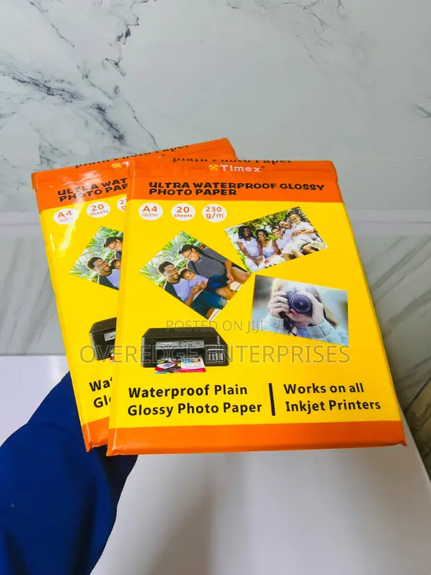 Karatasi ya Picha ya Waterproof Glossy A4 - 1