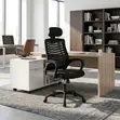 Headrest Mesh Swivel Office Chair - 2