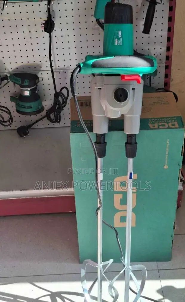DCA Electric Mortar Mixer with Dual Paddles - 1