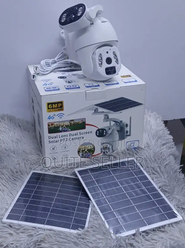 6MP Dual Camera Solar 4G Outdoor CCTV with Auto Tracking - 1