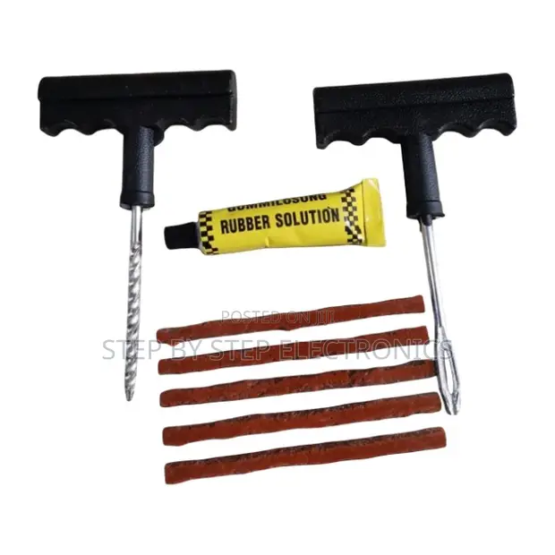Multi-Purpose Tubeless Tire Repair Tool Kit for Cars - 1