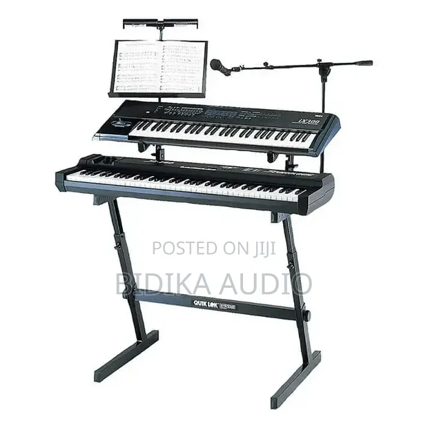 Quik Lok Z-726L Double Tier Keyboard Stand - 1