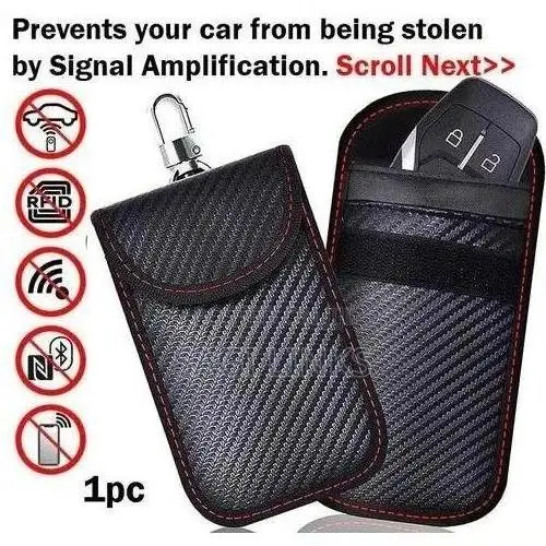 Faraday Pouch Key Fob Protector - Anti-Theft - 1