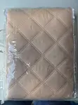 Beige Quilted Pillow Protector - 2