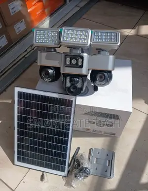 3-Lens 4G Solar PTZ Security Camera