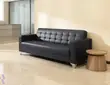 3-Seater Leatherette Reception Sofa - 1