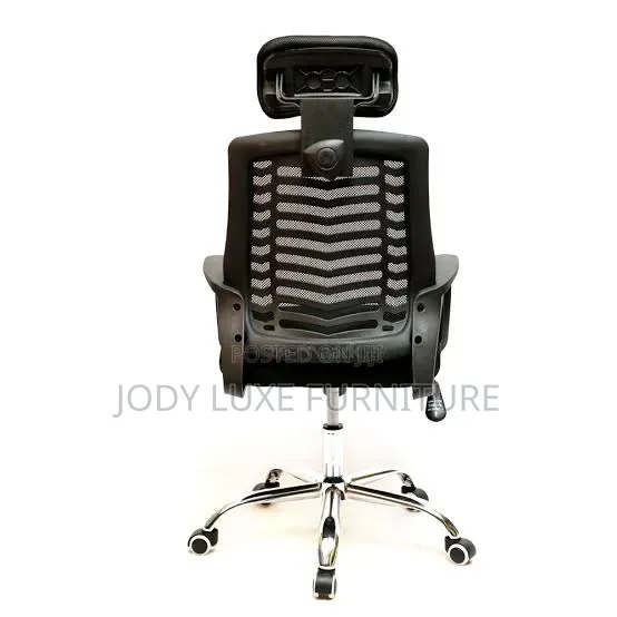 Boss Office Products Kiti cha Ofisi cha Mesh chenye Headrest - 1