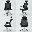 Boss Office Products Kiti cha Ofisi cha Mesh chenye Headrest - 2