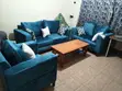 6-Seater Sofa - Turquoise Blue, Brand New - 1