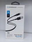 Powerology Kebo ya USB-A kwenda USB-C 1.2m ya Nylon Iliyofumwa - 1